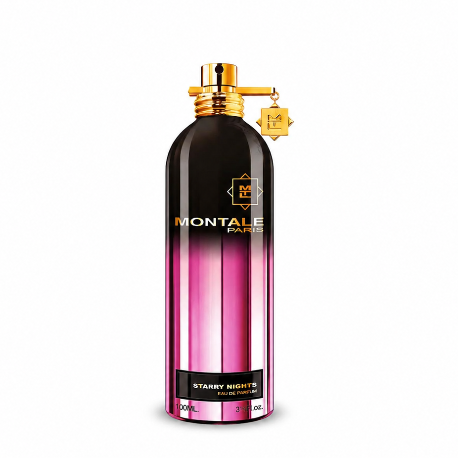 Montale Starry Nights perfume bottle on a white background